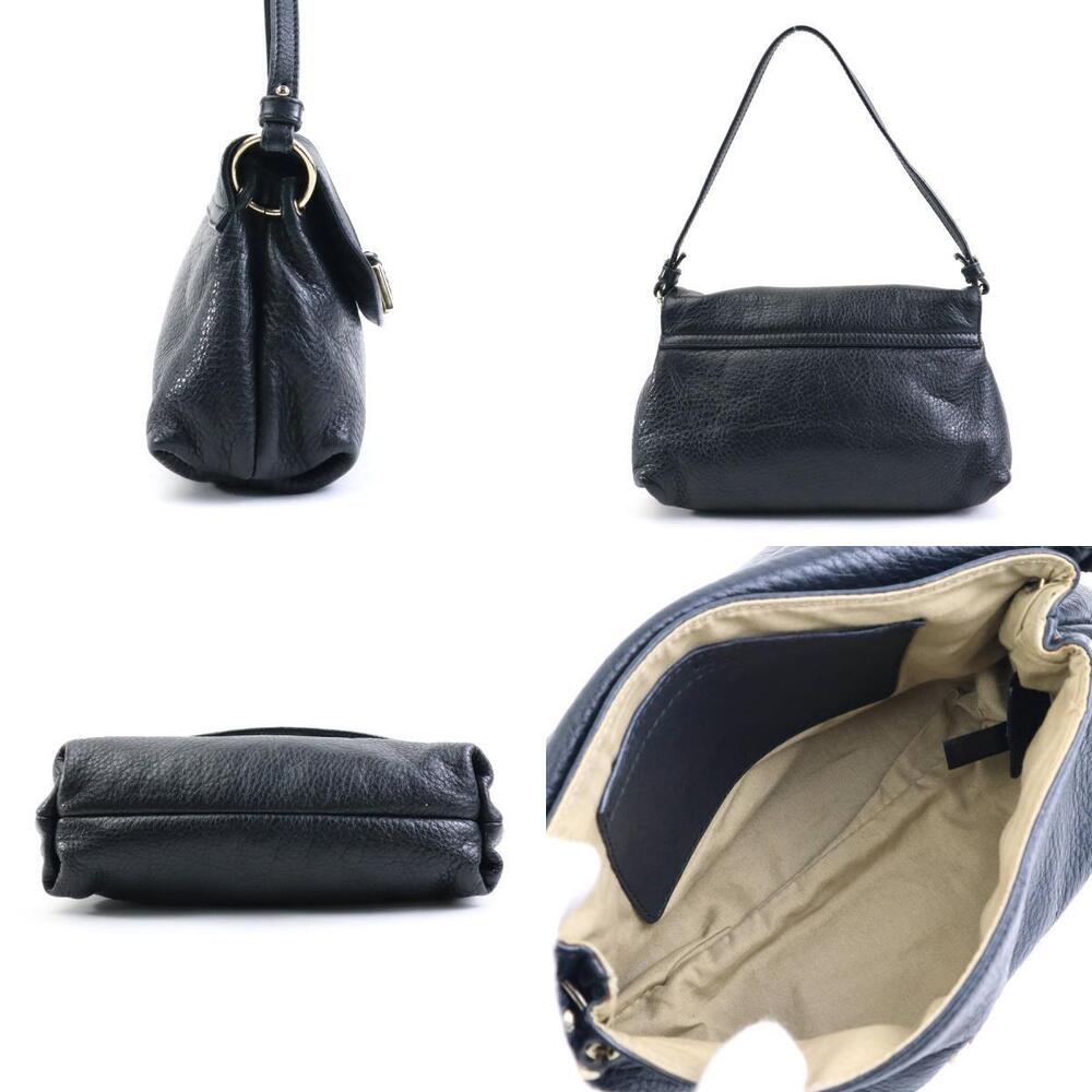 Chloe Shoulder Bag Leather Black - Picture 2 of 5